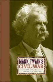 Tapa de Mark Twain's Civil War