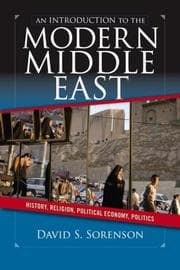Tapa de An Introduction to the Modern Middle East