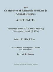 Tapa de Confernece Of Research Workers In Animal Diseases