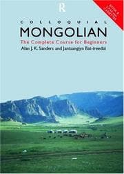 Tapa de Colloquial Mongolian