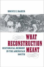 Tapa de What Reconstruction meant