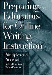 Tapa de Preparing educators for online writing instruction