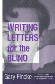 Tapa de Writing letters for the blind