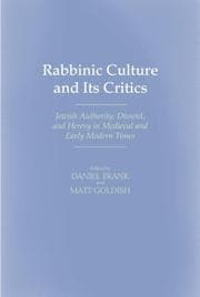 Tapa de Rabbinic culture and its critics