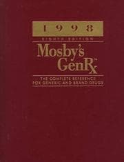 Tapa de Mosby's Genrx 1998