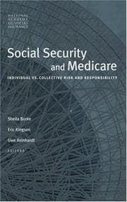 Tapa de Social security and Medicare