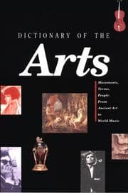 Tapa de Dictionary of the arts.