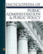 Tapa de Encyclopedia of Public Administration & Public Policy (Facts on File Library of American History)