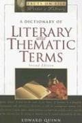 Tapa de A dictionary of literary and thematic terms