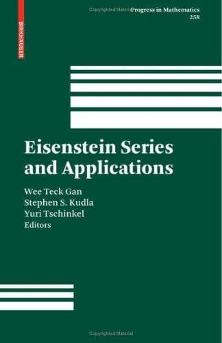 Tapa de Eisenstein series and applications