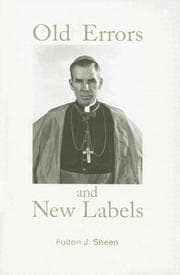 Tapa de Old errors and new labels