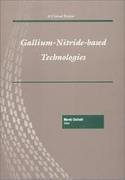 Tapa de Gallium-Nitride-Based Technologies (SPIE Critical Reviews Vol. CR83)