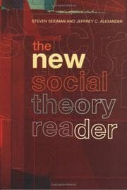 Tapa de The New Social Theory Reader