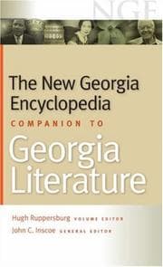 Tapa de The new Georgia encyclopedia companion to Georgia literature