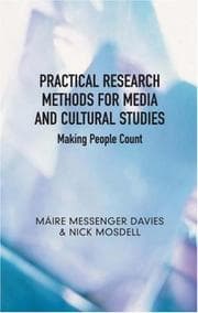 Tapa de Practical research methods for media and cultural studies