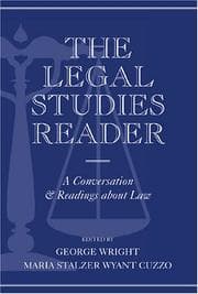 Tapa de The legal studies reader