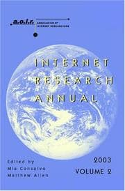 Tapa de AOIR Internet Research Annual