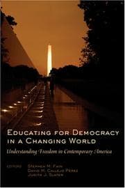 Tapa de Educating for democracy in a changing world