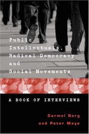 Tapa de Public intellectuals, radical democracy and social movements