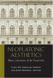 Tapa de Neoplatonic Aesthetics