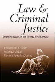 Tapa de Law & Criminal Justice