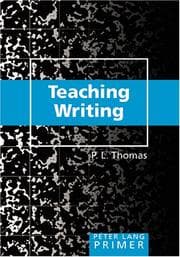 Tapa de Teaching Writing