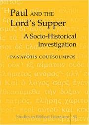 Tapa de Paul And the Lord's Supper