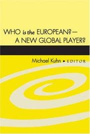 Tapa de Who Is the European?