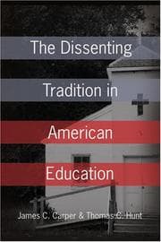 Tapa de The dissenting tradition in American education