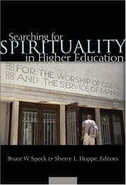 Tapa de Searching for Spirituality in Higher Education