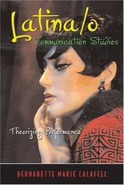 Tapa de Latina/O Communication Studies