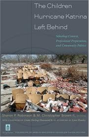 Tapa de The children hurricane Katrina left behind