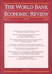 Tapa de The World Bank Economic Review