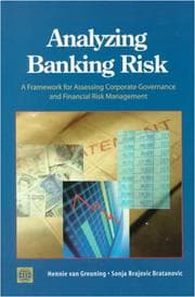 Tapa de Analyzing banking risk