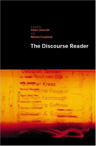 Tapa de The discourse reader