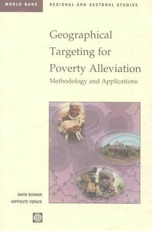Tapa de Geographical targeting for poverty alleviation