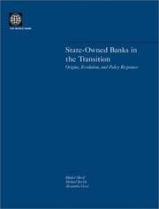 Tapa de State-Owned Banks in the Transition