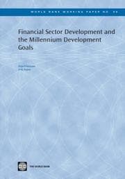 Tapa de Financial sector development and the Millennium Development Goals