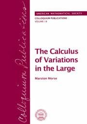 Tapa de Calculus of Variations in the Large (Colloquium Publications (Amer Mathematical Soc))
