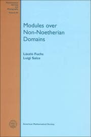 Tapa de Modules over non-Noetherian domains