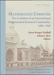 Tapa de Mathematics unbound