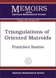 Tapa de Triangulations of Oriented Matroids