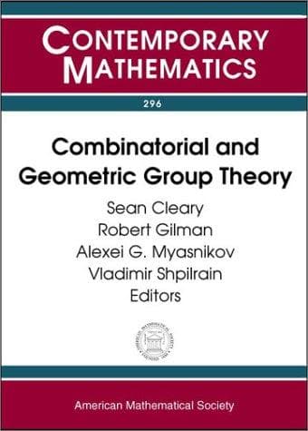 Tapa de Combinatorial and geometric group theory