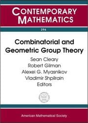 Tapa de Combinatorial and geometric group theory
