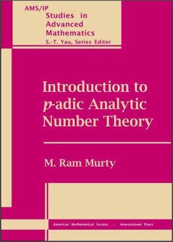 Tapa de Introduction to $p$-adic Analytic Number Theory