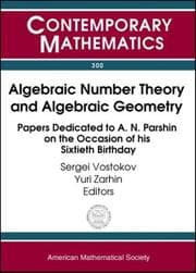 Tapa de Algebraic number theory and algebraic geometry