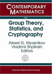 Tapa de Group theory, statistics, and cryptography