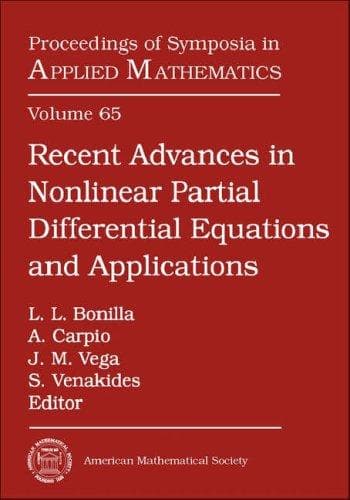 Tapa de Recent advances in nonlinear partial differential equations and applications