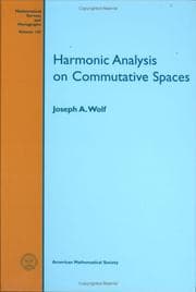 Tapa de Harmonic Analysis on Commutative Spaces (Mathematical Surveys and Monographs)