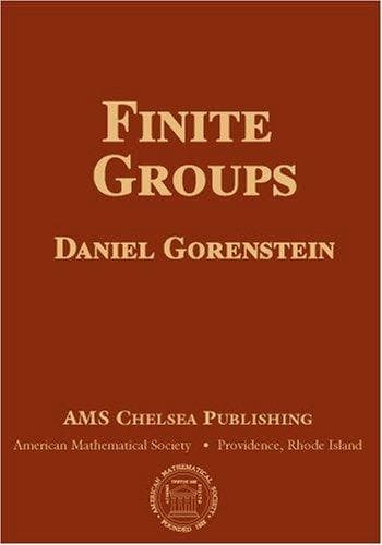 Tapa de Finite Groups (AMS Chelsea Publishing)